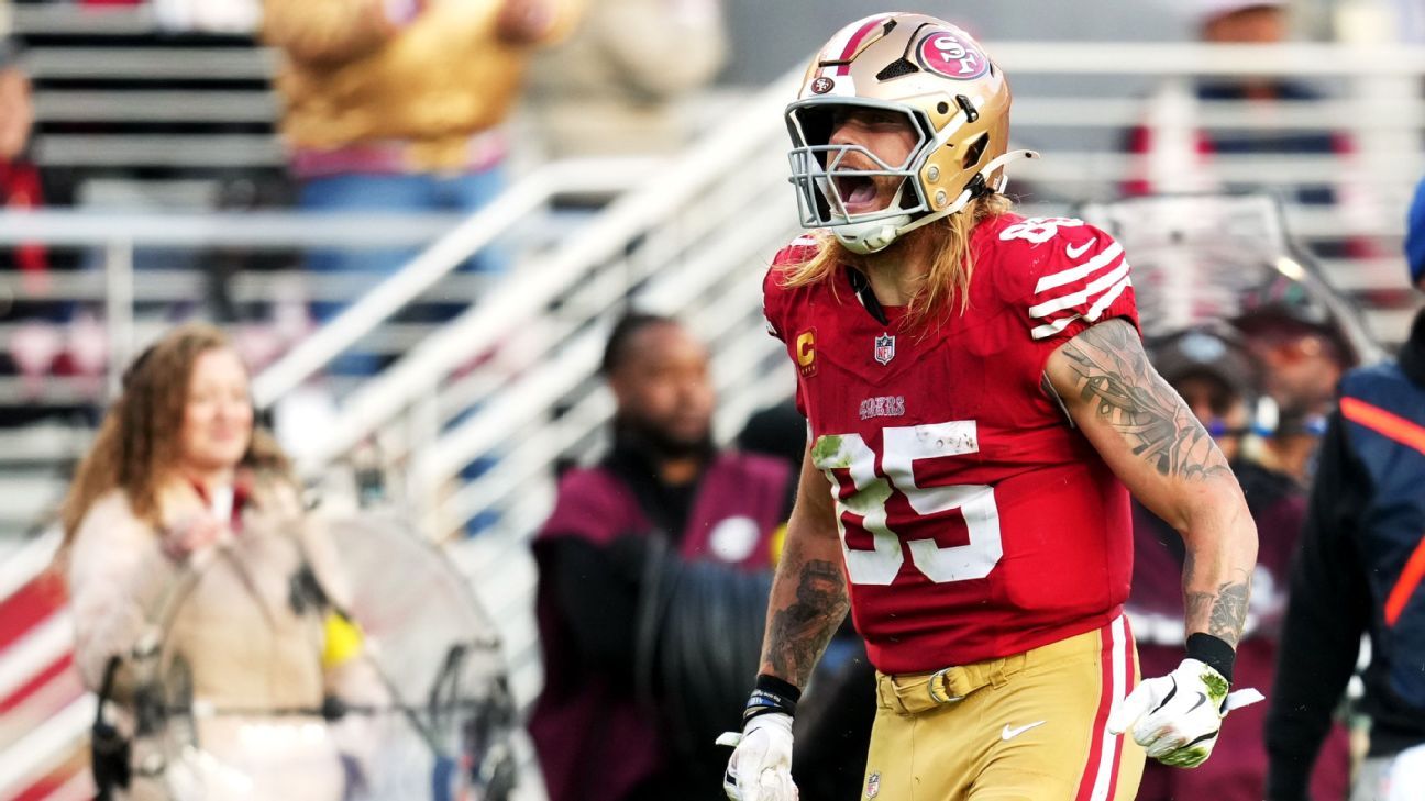 49ers' Kittle, Bosa off injury report, cleared to play against <i>Rams</i>