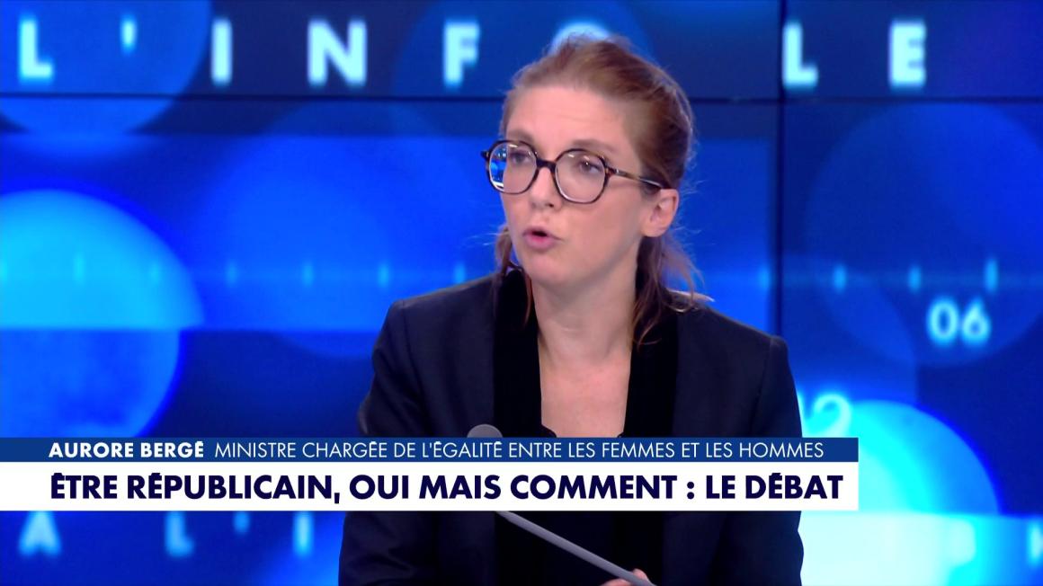 «La théorie du "<i>grand</i> remplacement" est fausse et mensongère concernant notre pays», affirme Aurore...