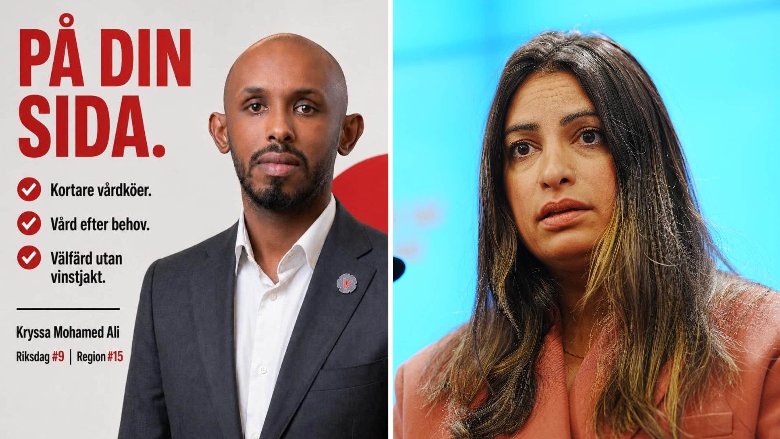 Inkryssad för V – okänd i <i>partiet</i>