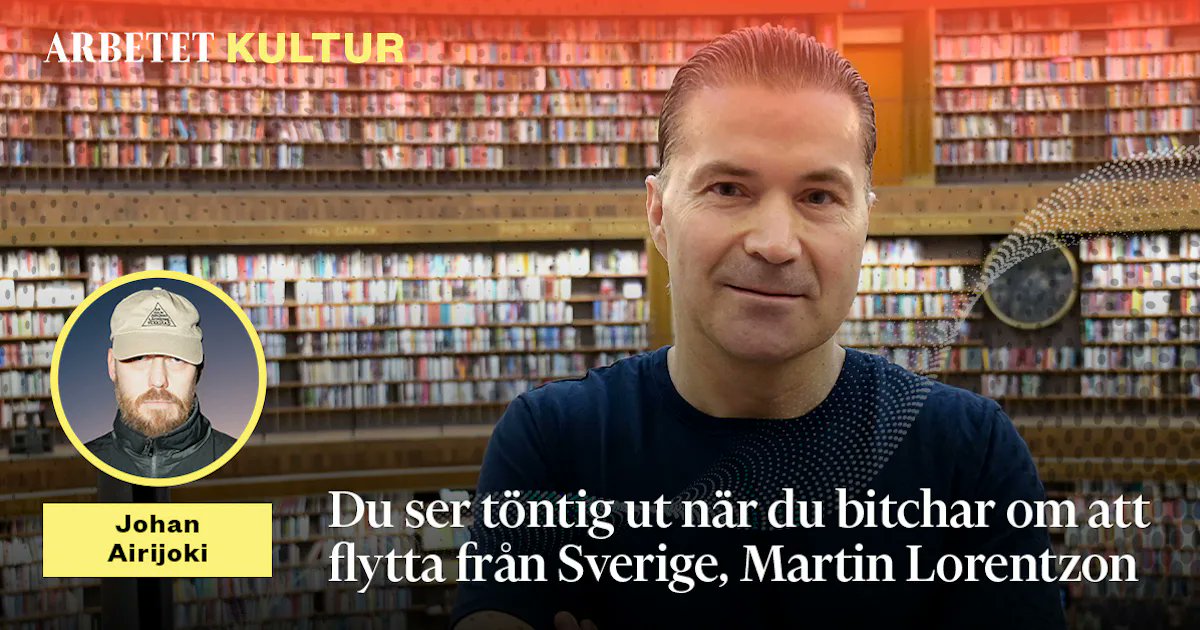 Du <i>ser</i> töntig ut när du bitchar om att flytta från Sverige, Martin Lorentzon