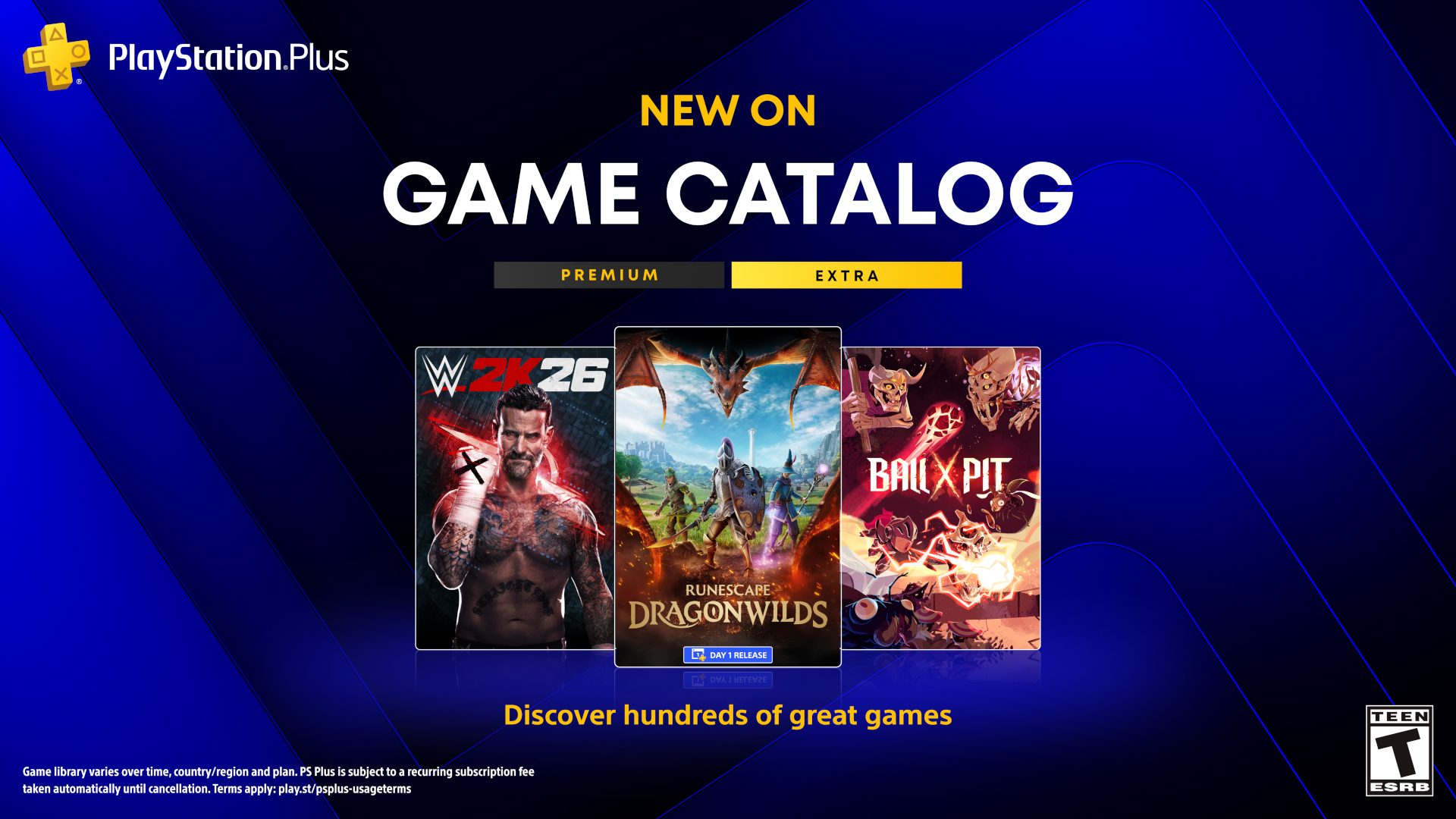 PlayStation Plus Game Catalog <i>for</i> September: RuneScape: Dragonwilds, WWE 2K26, Ball x Pit, Date...